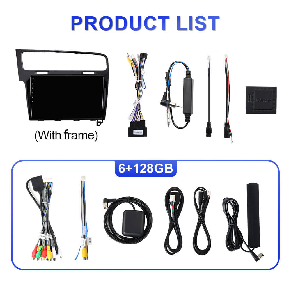 For VW/Volkswagen/Golf 7 2013- T75  Android 14 UIS7865 Car Radio Upgrade From T72
