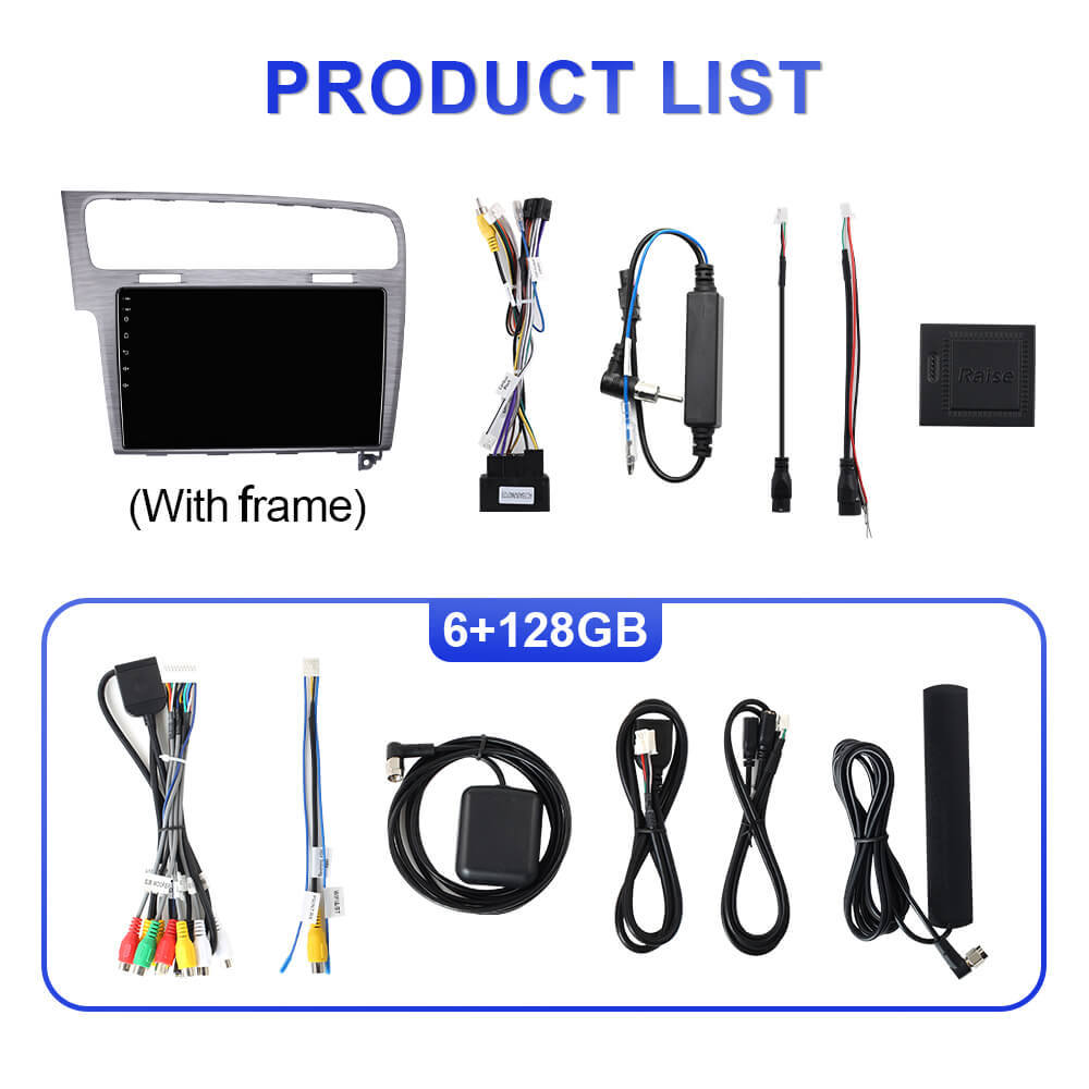 For VW/Volkswagen/Golf 7 2013- T75  Android 14 UIS7865 Car Radio Upgrade From T72