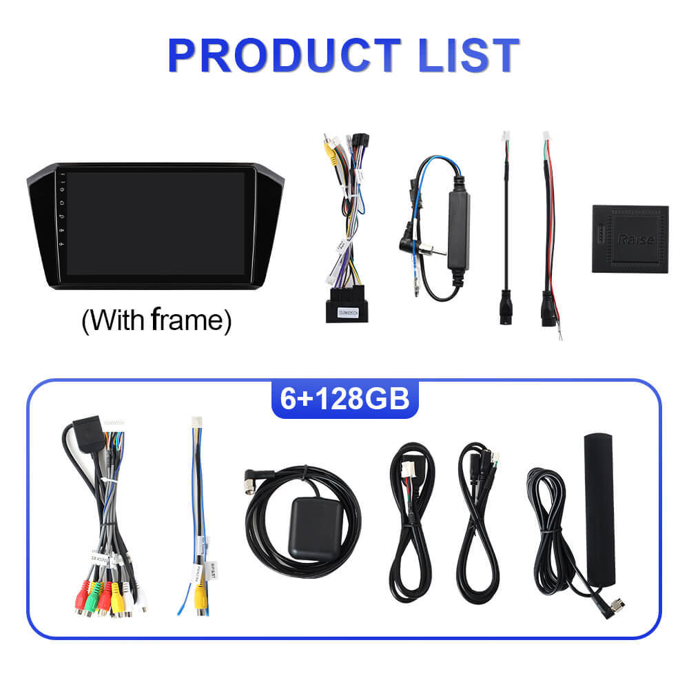 For VW/Volkswagen Passat B8 2015- T75  Android 14 UIS7865 Car Radio Upgrade From T72