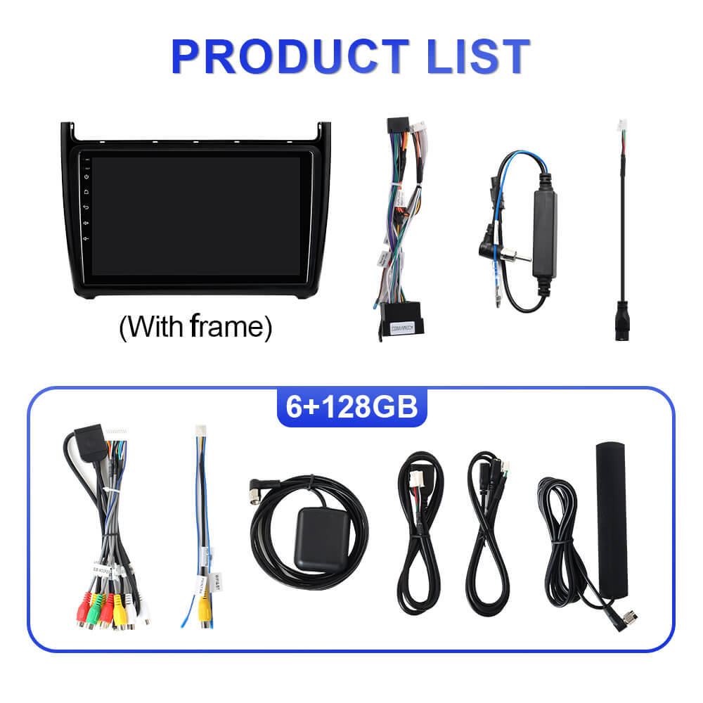 For VW/Volkswagen/POLO Sedan 2009-2017 T75  Android 14 UIS7865 Car Radio Upgrade From T72