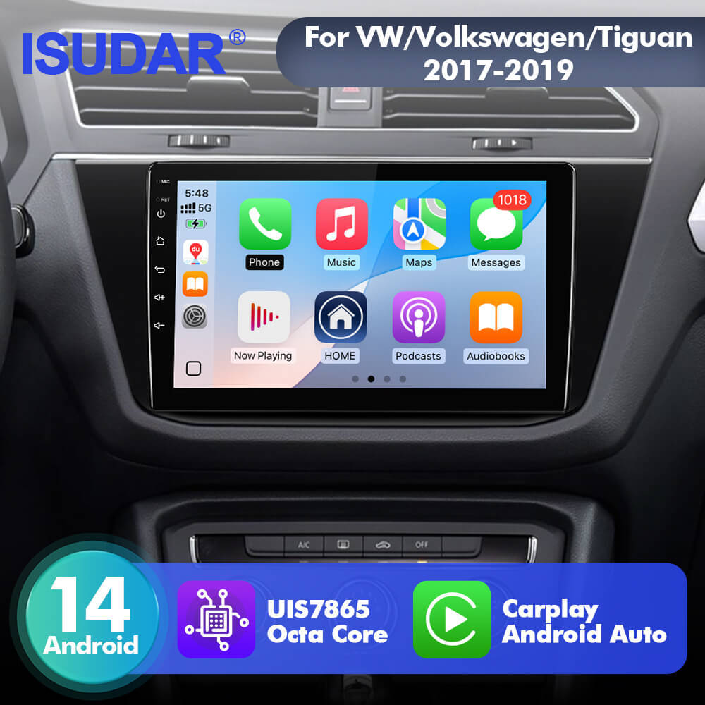 For VW/Volkswagen/Tiguan T75 Upgrade from T72  Android 14 UIS7865 Car Radio