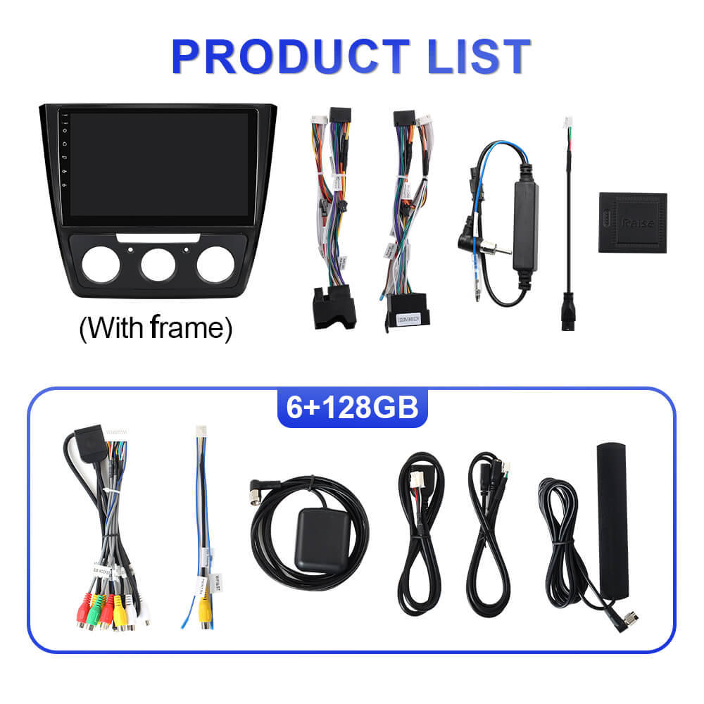 For Skoda Yeti 2009-2013 T75 Upgrade from T72  Android 14 UIS7865 Car Radio