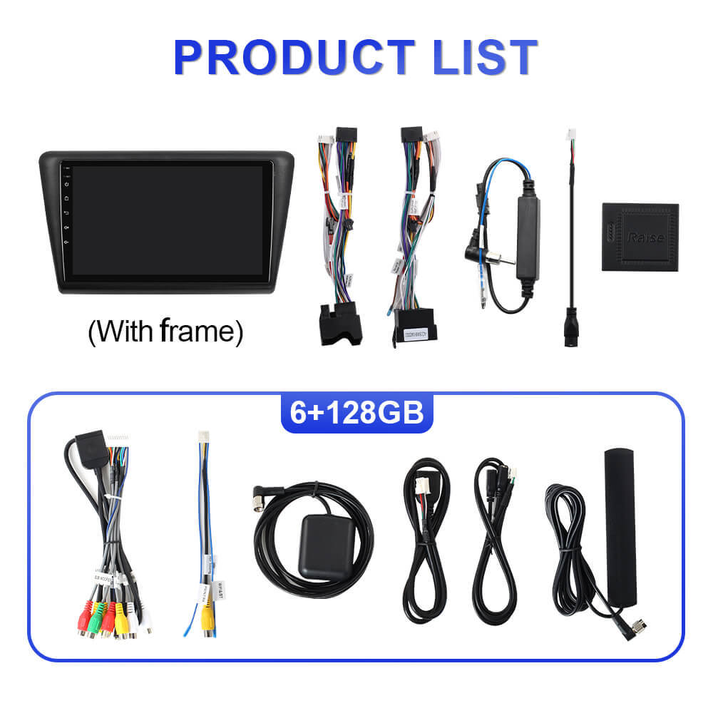 For Volkswagen Skoda Rapid 2013-2019 T75 Upgrade from T72  Android 14 UIS7865 Car Radio