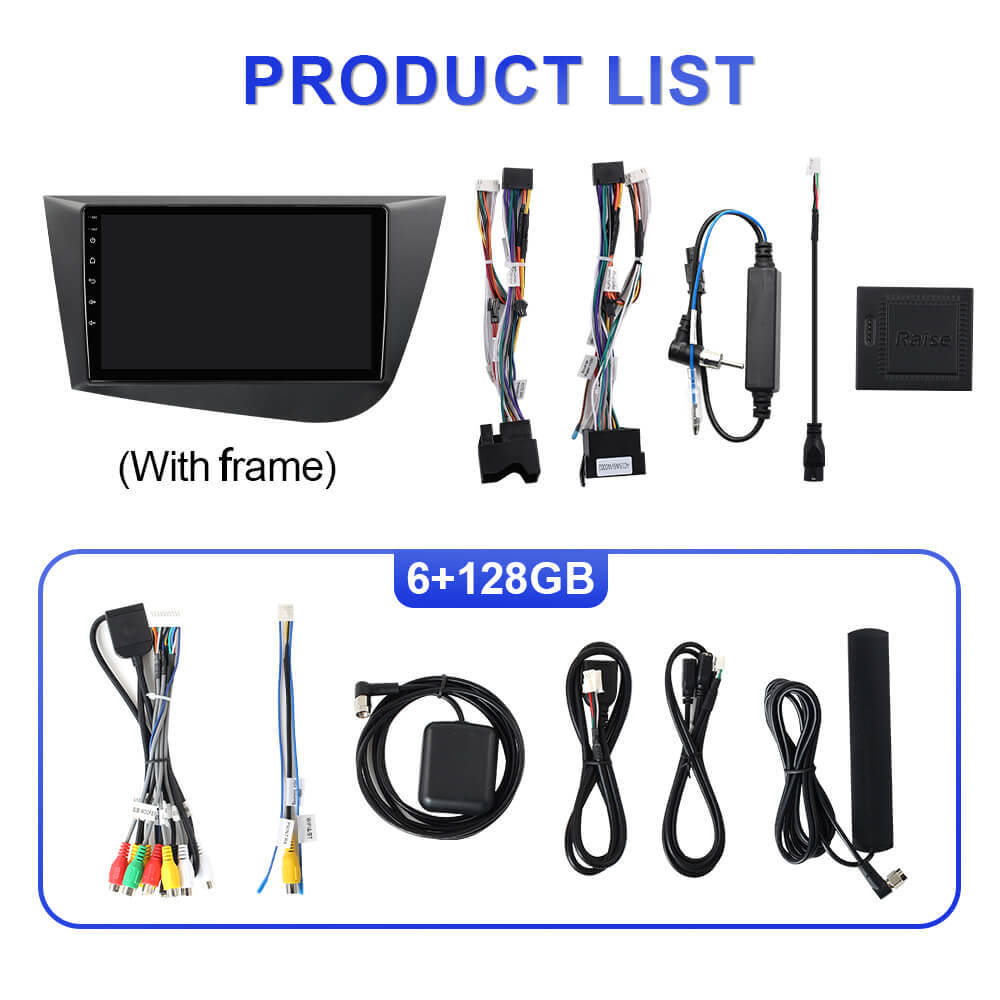 For Seat LEON 2005-2012 T75 Upgrade from T72  Android 14 UIS7865 Car Radio Carplay
