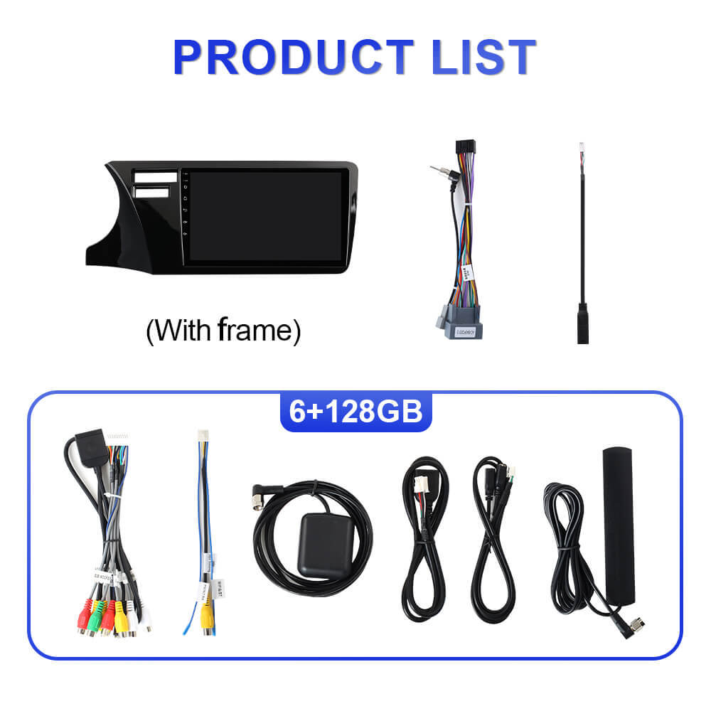 For Honda City 2014-2019 Upgrade from T72 - T75 Android 14 UIS7865 Car Radio