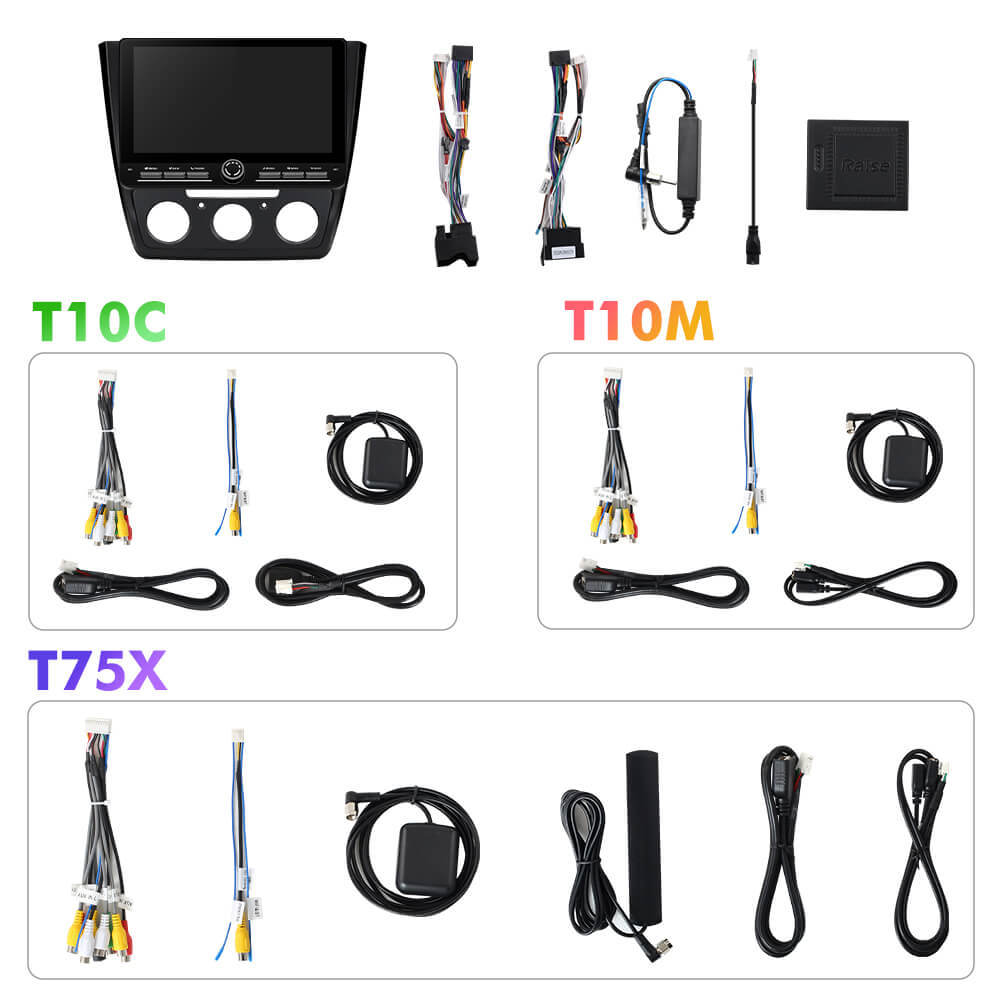 10inch Android 14 New design Button Car Radio For Skoda Yeti 2009-2013