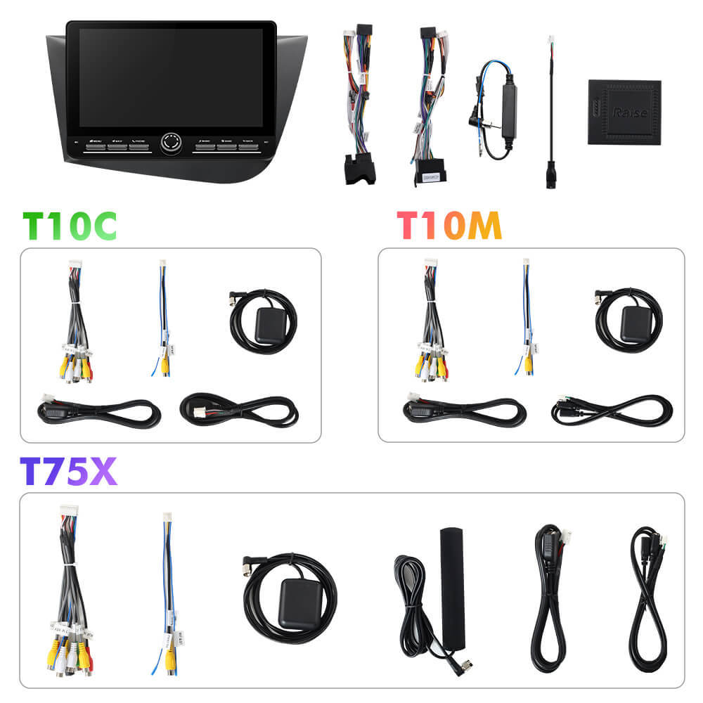 For Seat LEON 2005-2012 10inch Android 14 Color Light Button Car Radio