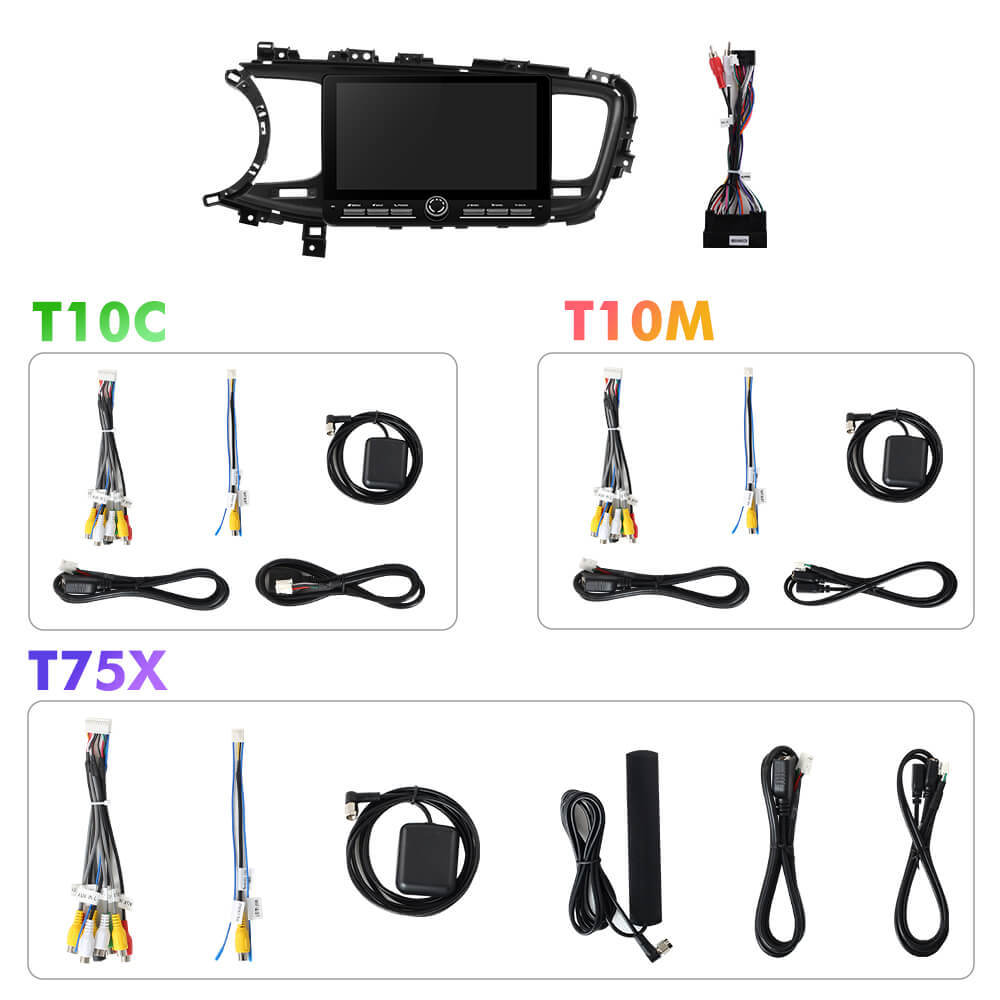 For Kia Optima K5 2011-2015 Androd 14 10inch  Angle Key 2.0 Touch Screen Car Radio