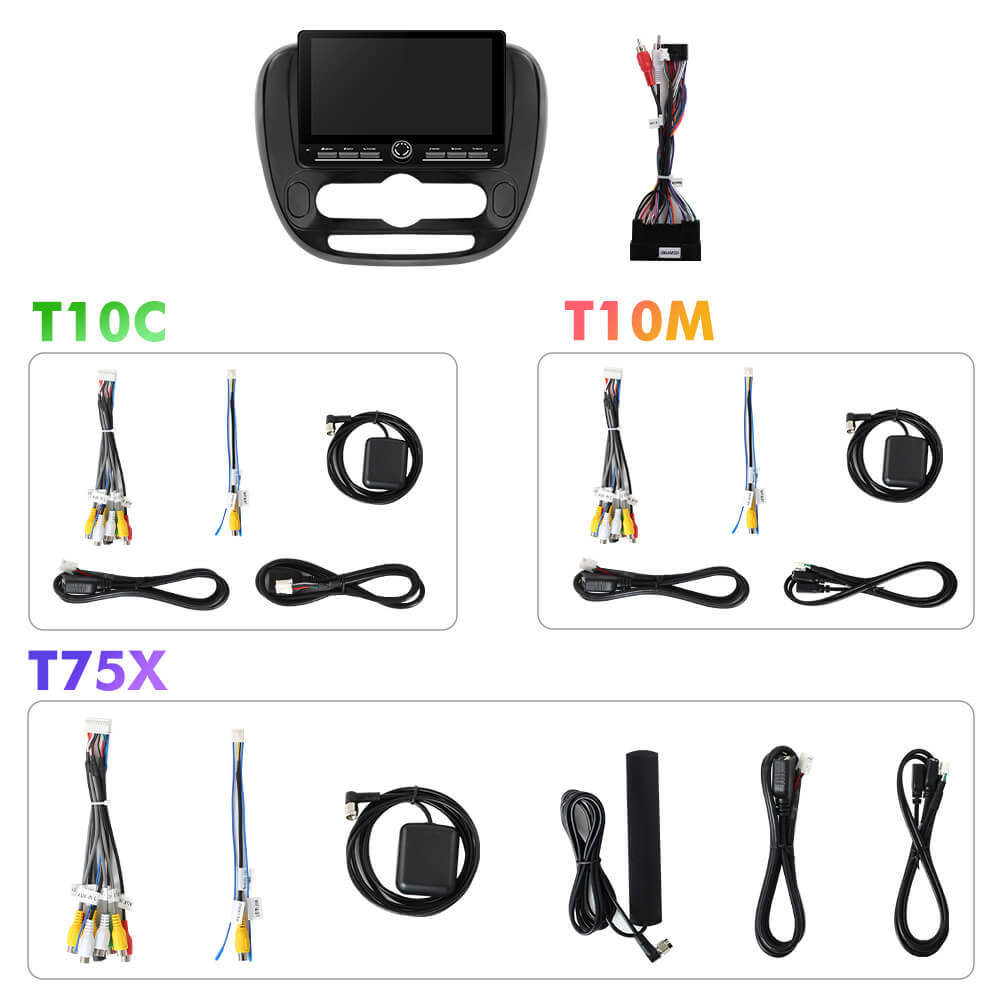 For Kia Soul 2014-2019 Androd 14 10inch  Angle Key 2.0 Touch Screen Car Radio