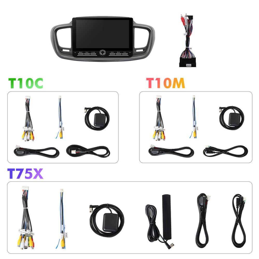 For Kia Sorento 3 2015-2020 Androd 14 10inch Angle Key 2.0 Touch Screen Car Radio