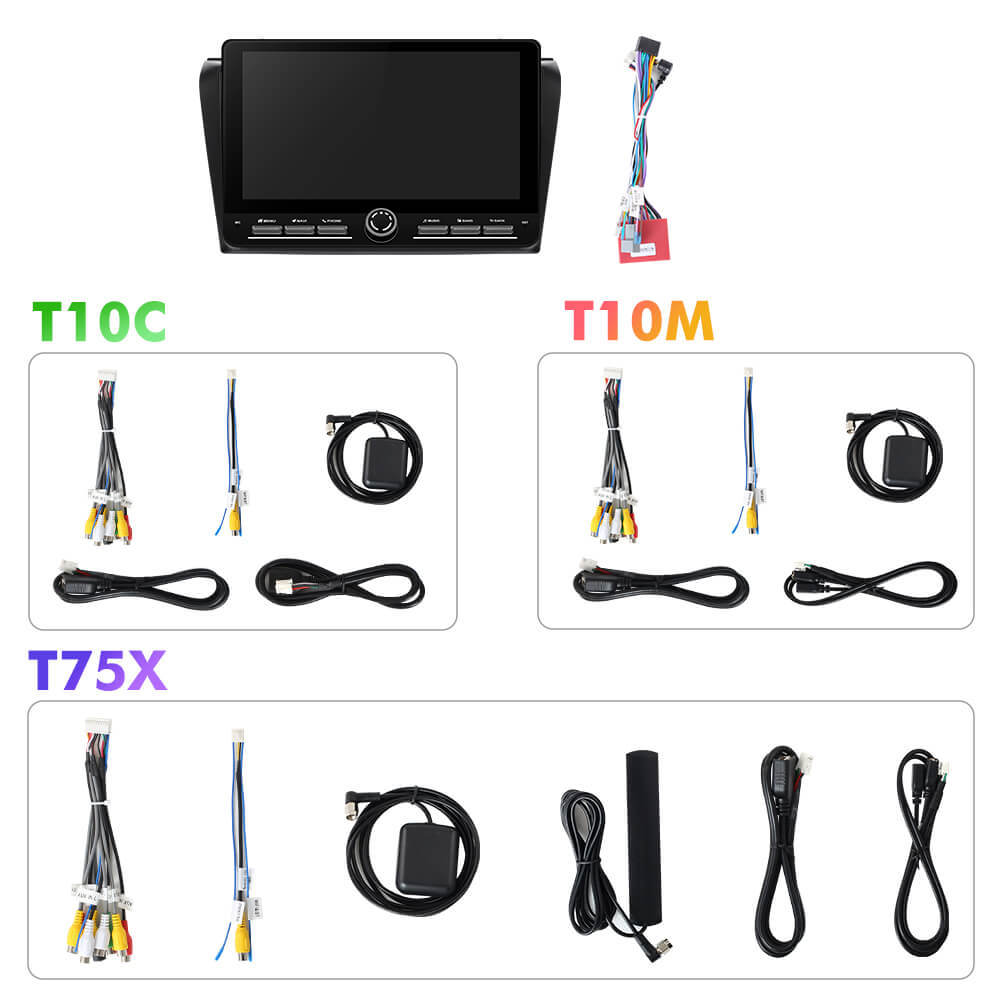 For Mazda 3 2004-2009 Androd 14 10inch Angle Key 2.0 Touch Screen Car Radio