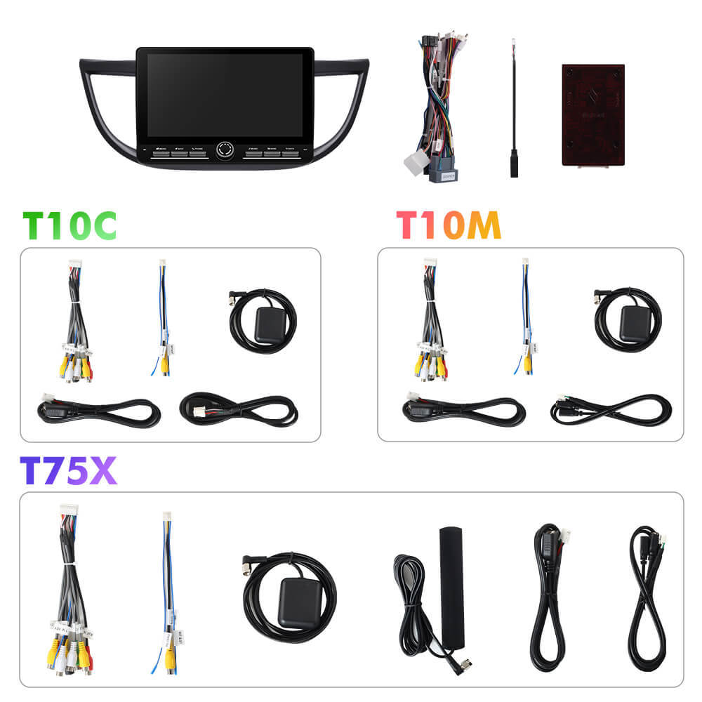 For Honda/CRV/CR-V 2012-2016 Androd 14 10inch Angle Key 2.0 Touch Screen Car Radio
