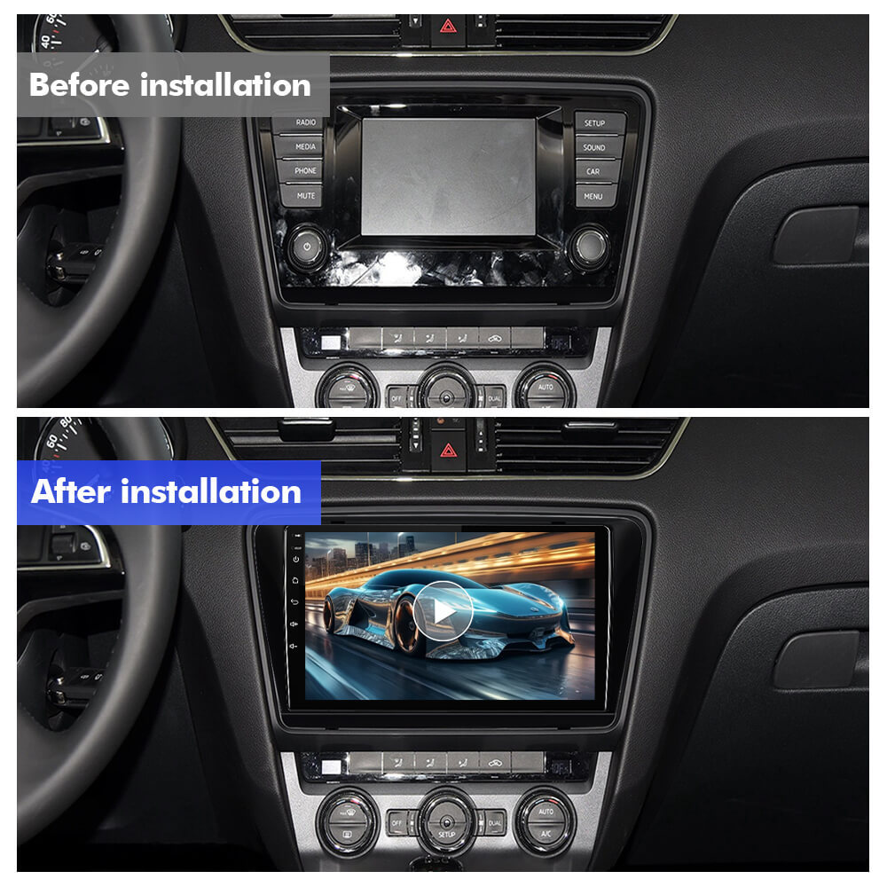 For Skoda Octavia 3 A7 2014- T75 Upgrade from T72  Android 14 UIS7865 Car Radio