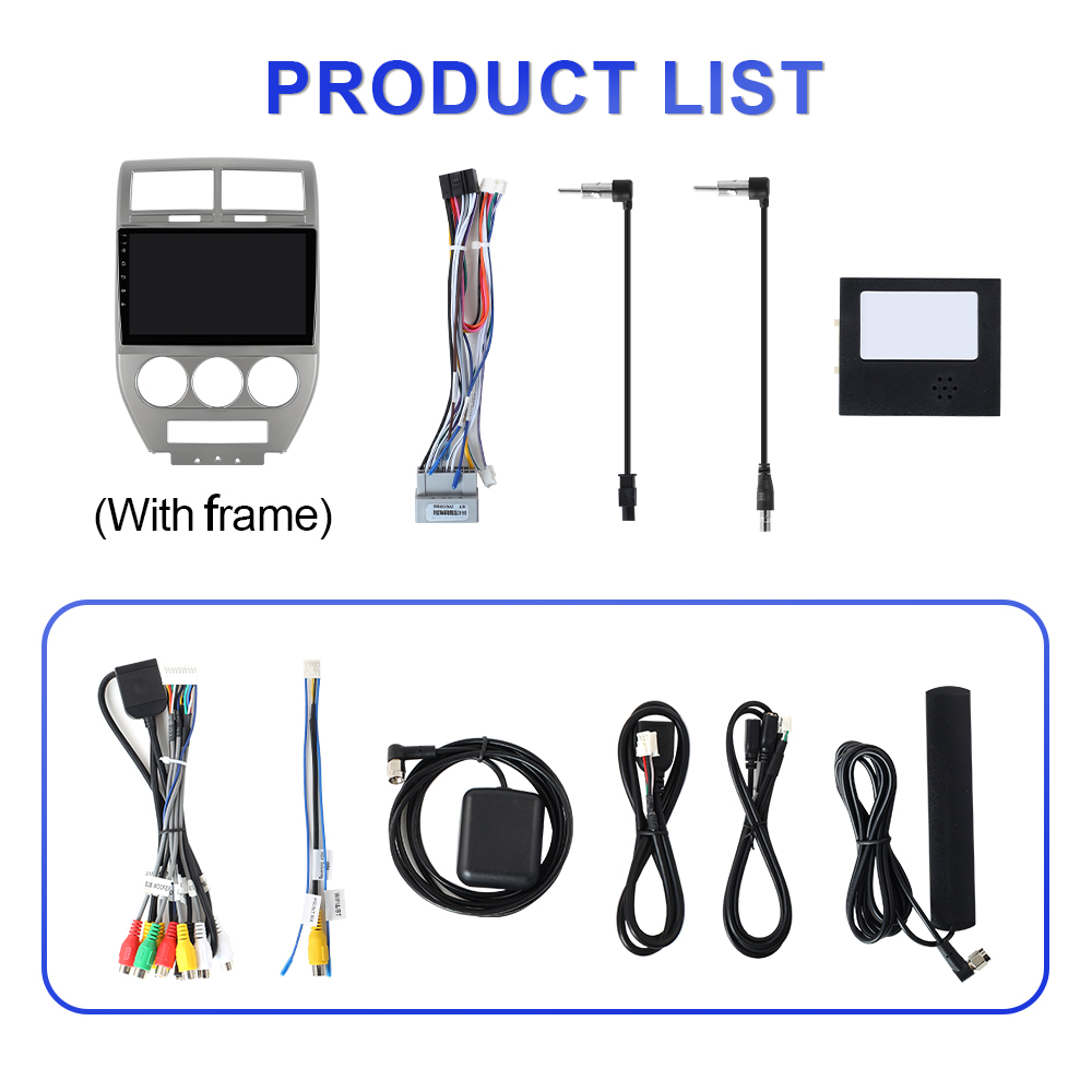 For Compass Patriot 2007-2009 T75 Android 14 UIS7865 Car Radio Upgrade From T72