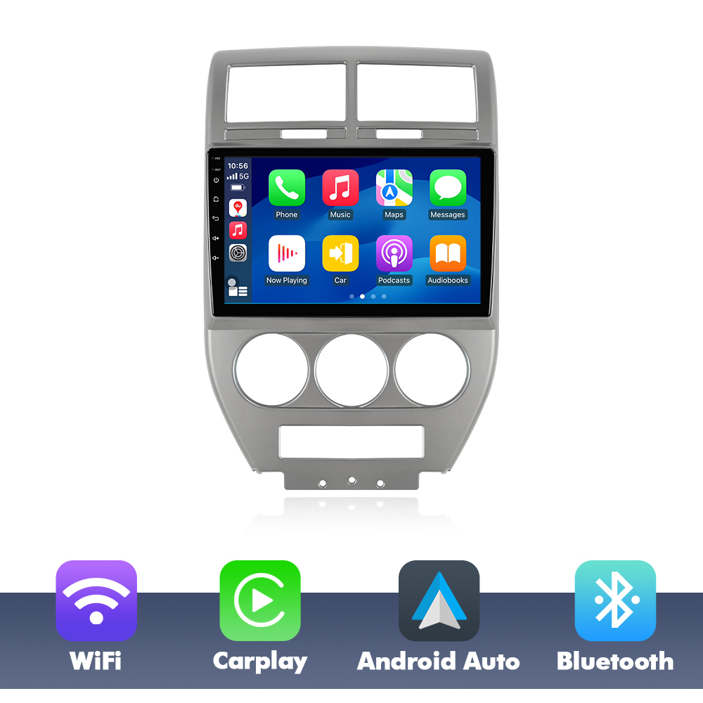 For Compass Patriot 2007-2009 T75 Android 14 UIS7865 Car Radio Upgrade From T72