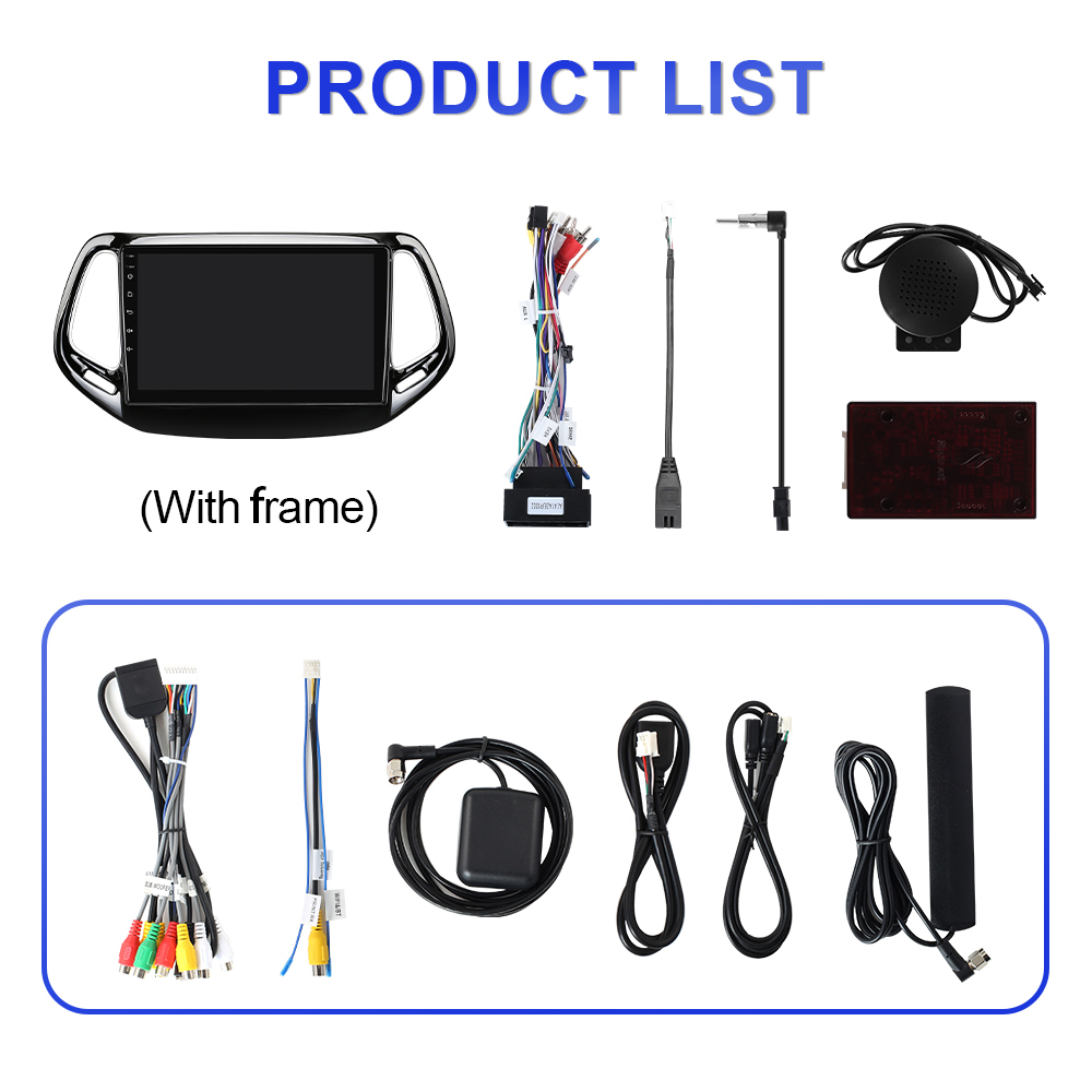 For Jeep Compass 2 MP 2016-2019 T75 Android 14 UIS7865 Car Radio Upgrade From T72