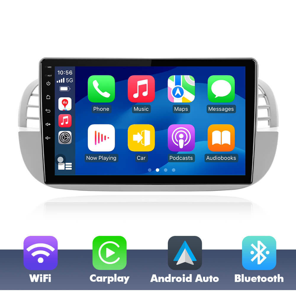 Upgrade from T72 - T75 series Android 14 UIS7865 Car Radio For Fiat 500 2007-2015