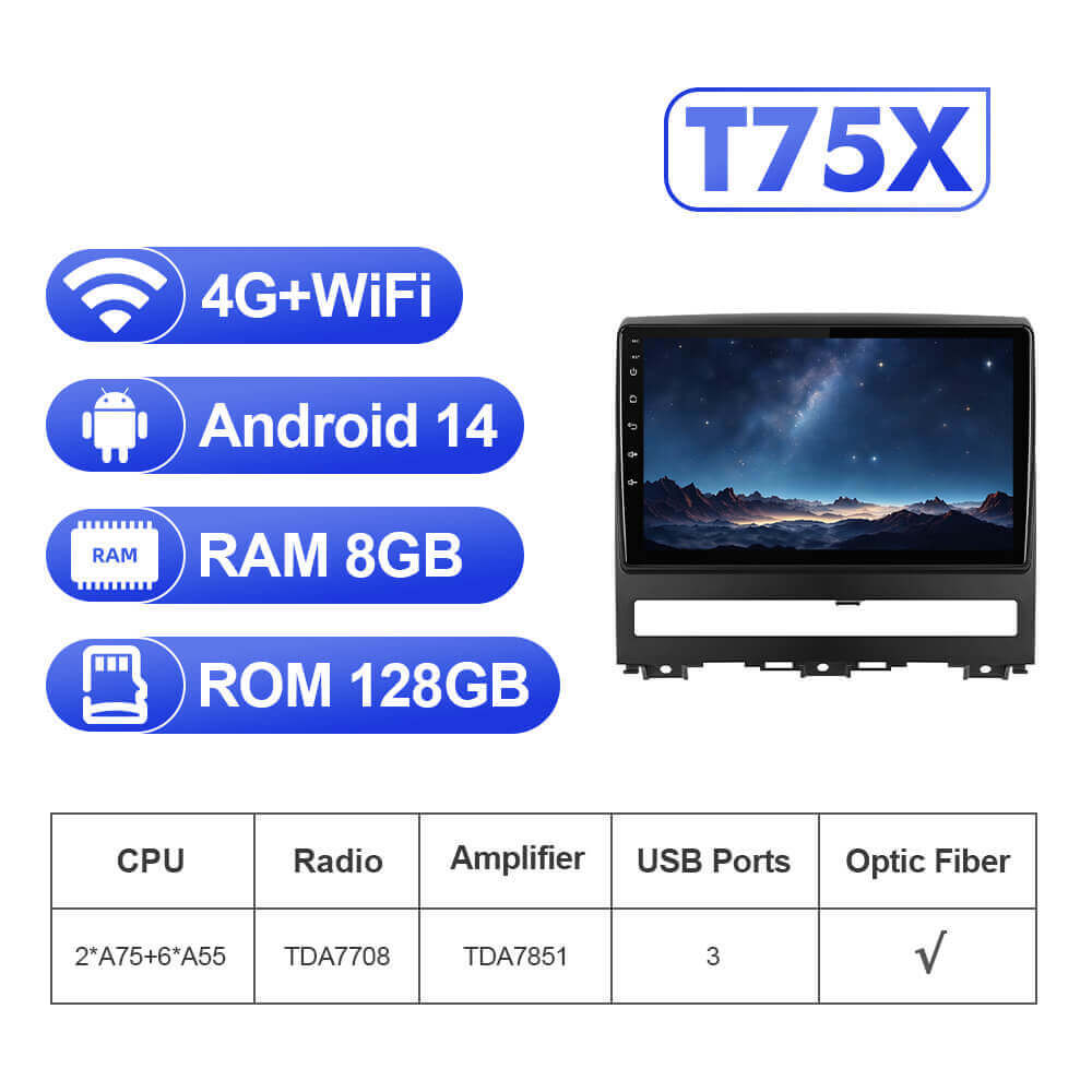 Upgrade from T72 - T75 series Android 14 UIS7865 Car Radio For Palio 2005-2012