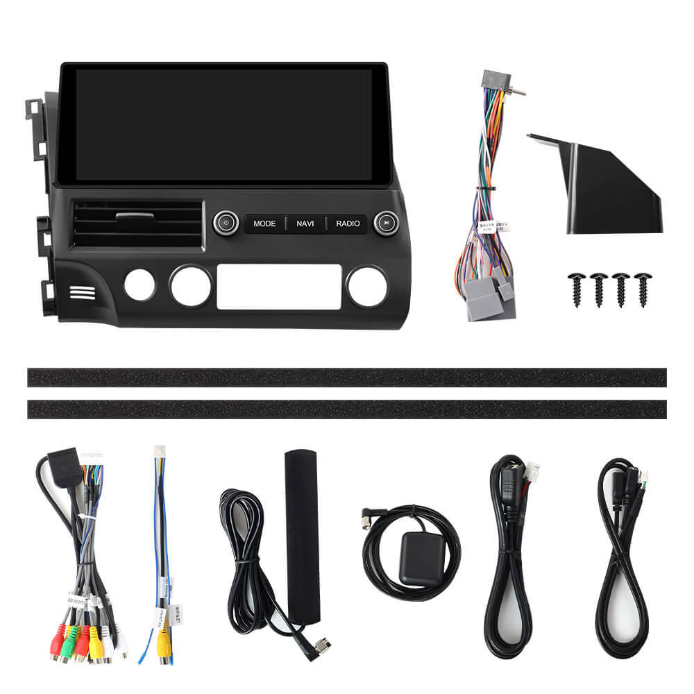 For Honda Civic 2006-2012 12.3inch T75 Android 14 UIS7865 Car Radio