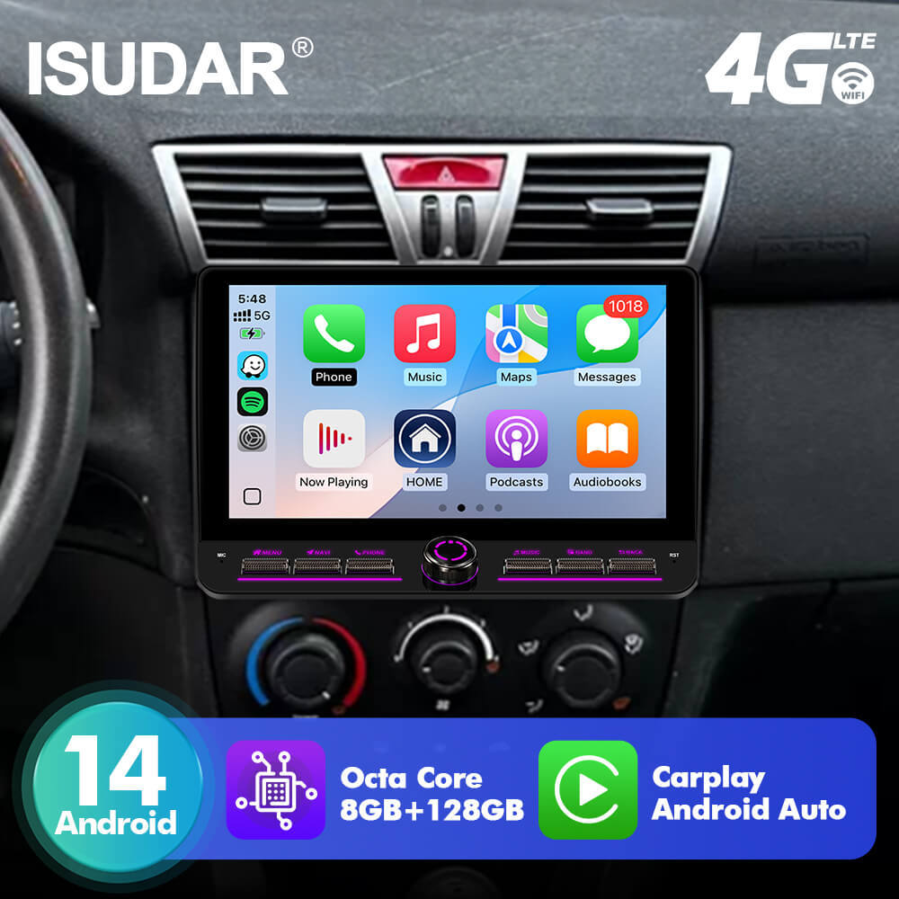 T75/T10C/T10M 10inch Android 14 Angle Key 2.0 Car Radio For Fiat Stilo 2002-2010
