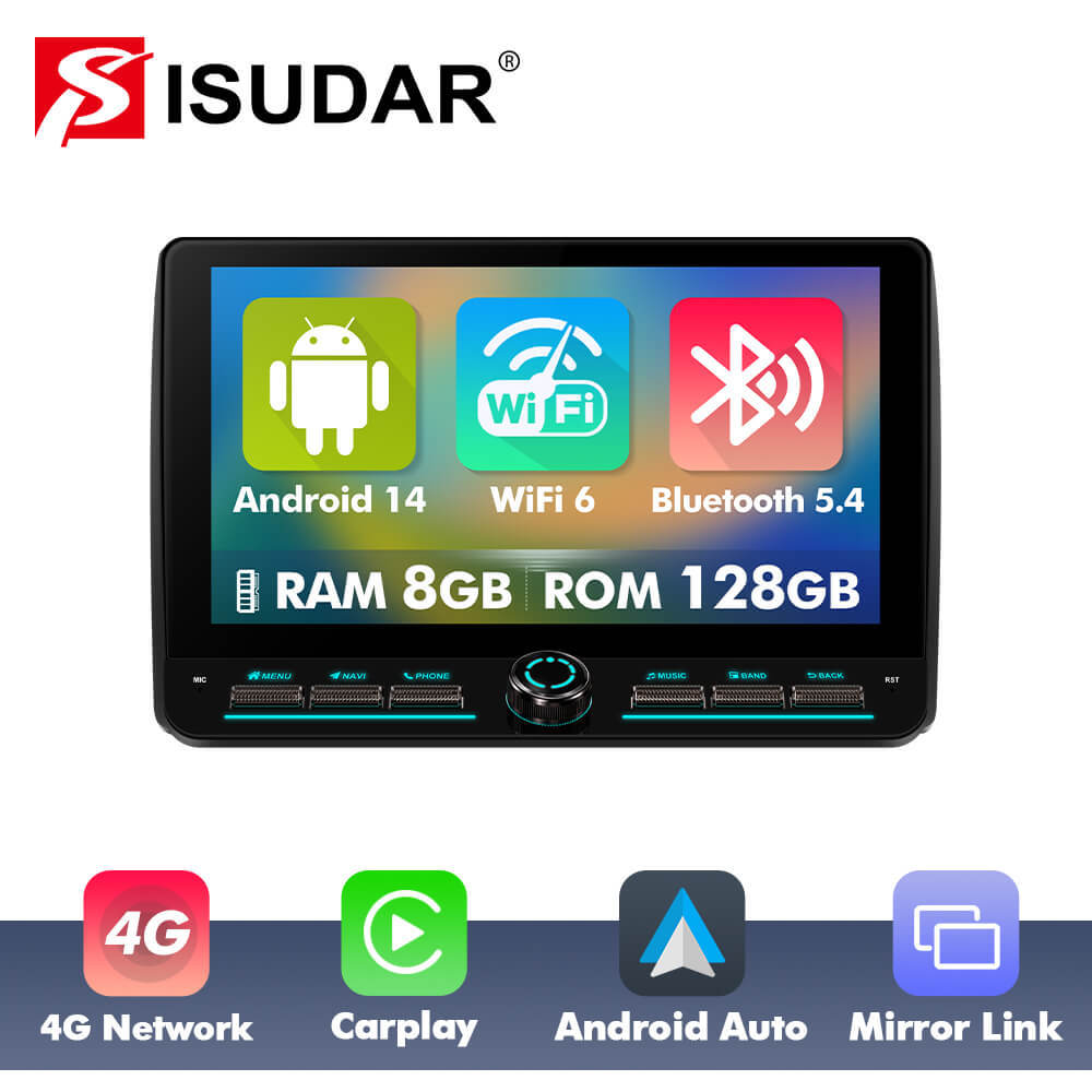 T75/T10C/T10M 10inch Android 14 Angle Key 2.0 Car Radio For Fiat Stilo 2002-2010