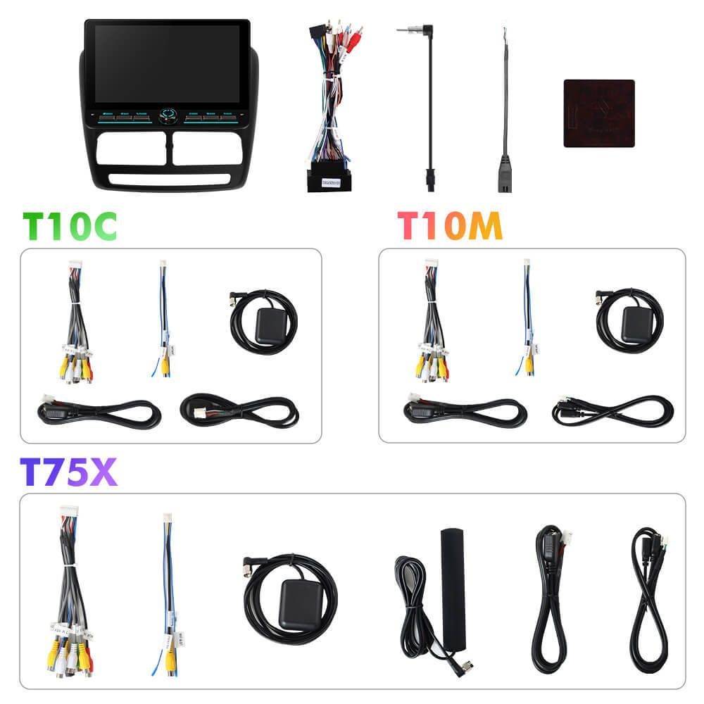 T75/T10C/T10M 10inch Android 14 Angle Key 2.0 Car Radio For Fiat Dobio Eski 2010-2015