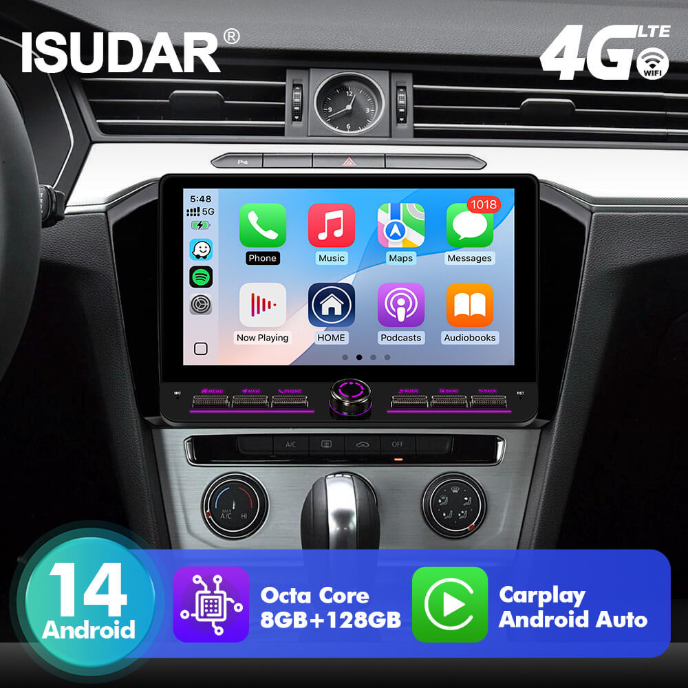 10inch Android 14 Button Car Radio For VW/Volkswagen Passat B8 2015-