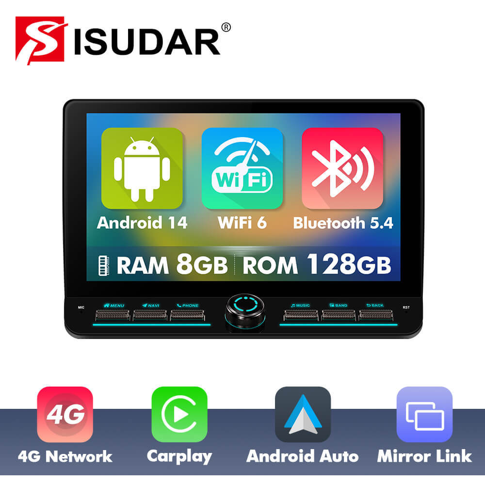For Volkswagen VW Transporter Multivan T5 Caravel 10inch Android 14 Button Car Radio