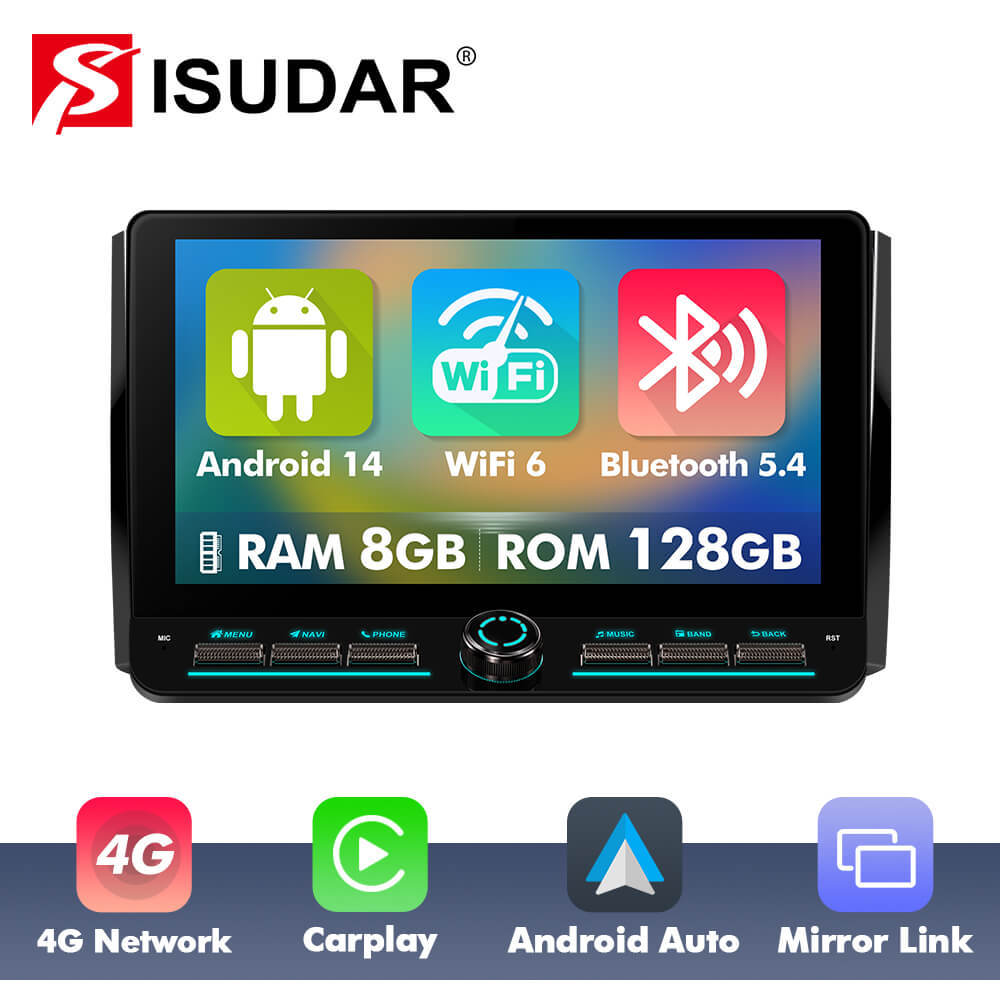 10inch Android 14 Angle Key 2.0 Button Car Radio For Skoda Kodiaq 2017-2021