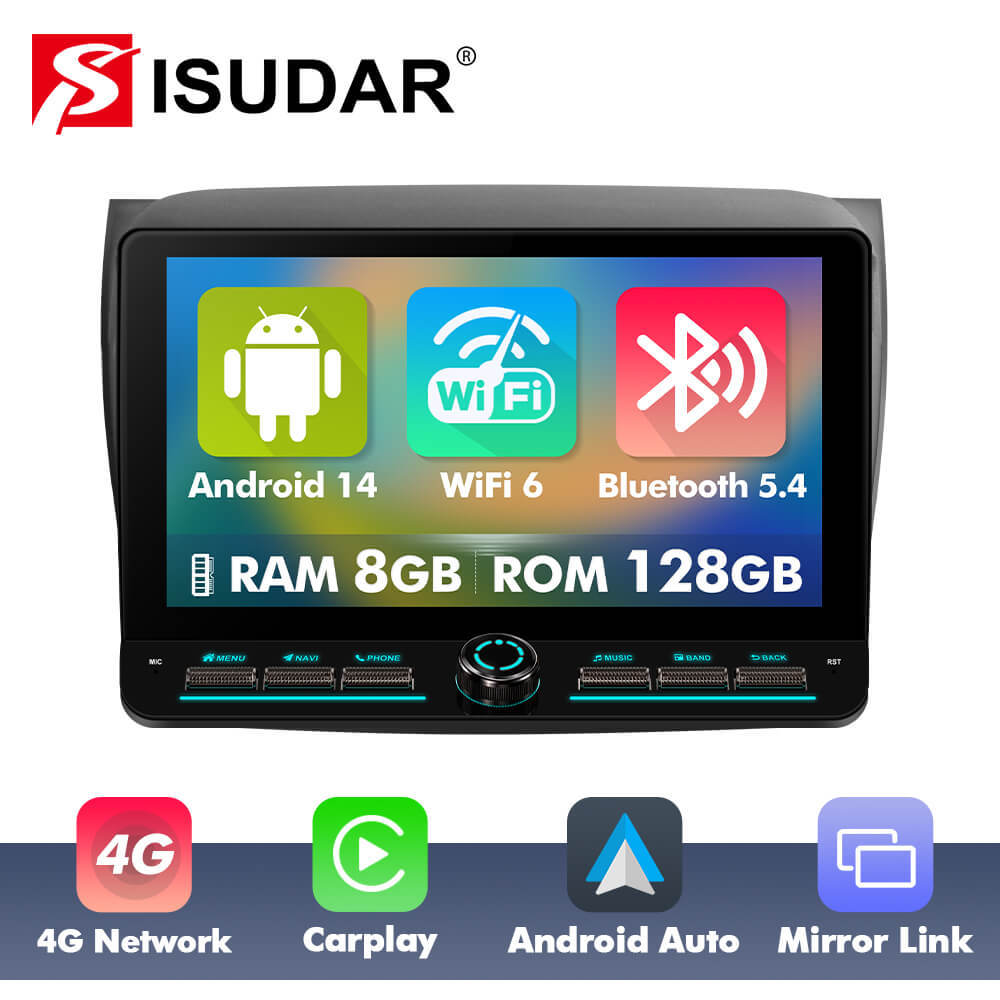 For MITSUBISHI PAJERO SPORT/L200/TRITON Androd 14 10inch Color Light Button Screen Car Radio