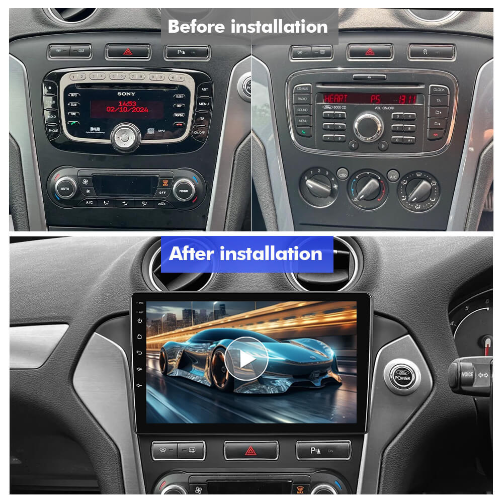 For Ford Mondeo 2010-2014 Upgrade from T72 - T75 series Android 14 UIS7865 Car Radio