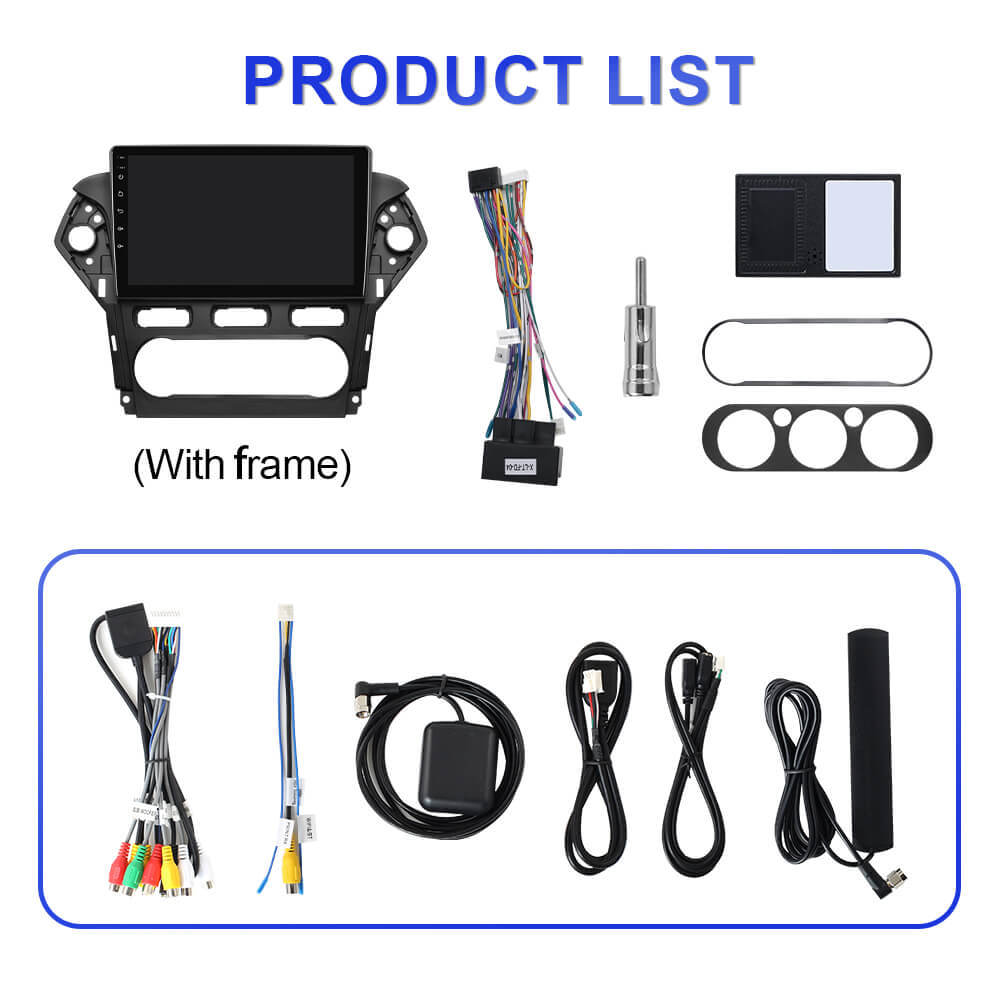 For Ford Mondeo 2010-2014 Upgrade from T72 - T75 series Android 14 UIS7865 Car Radio