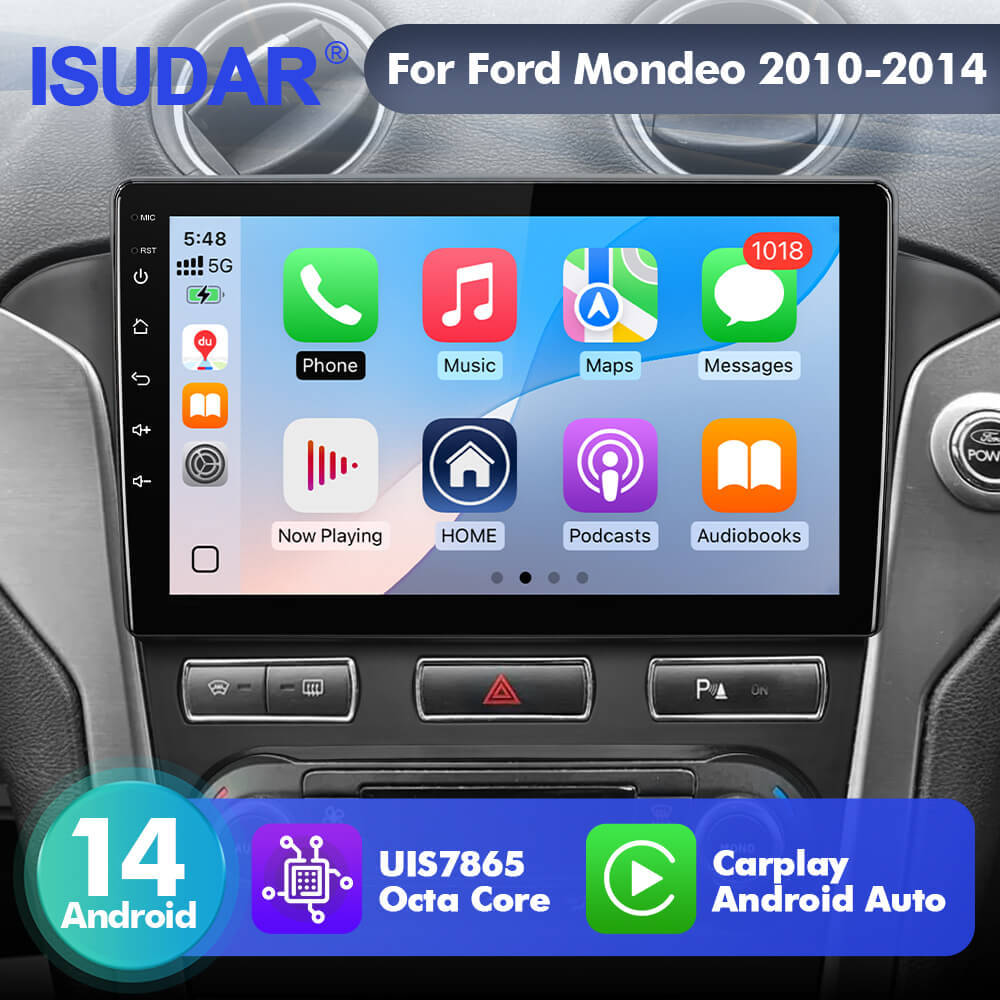For Ford Mondeo 2010-2014 Upgrade from T72 - T75 series Android 14 UIS7865 Car Radio