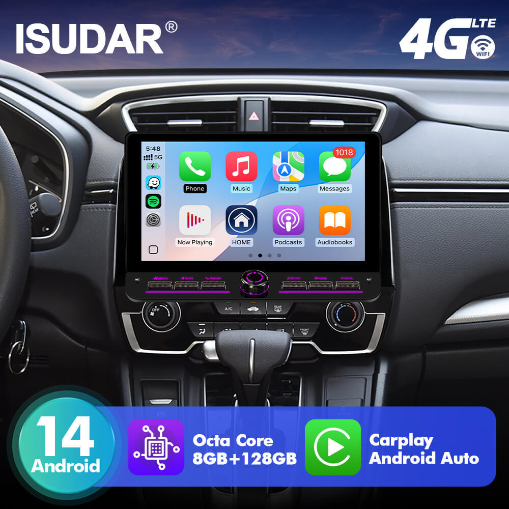 T10C/T10M/T75X For Honda CRV 2017-2020 Androd 14 10inch Angle Key 2.0 Touch Screen Car Radio