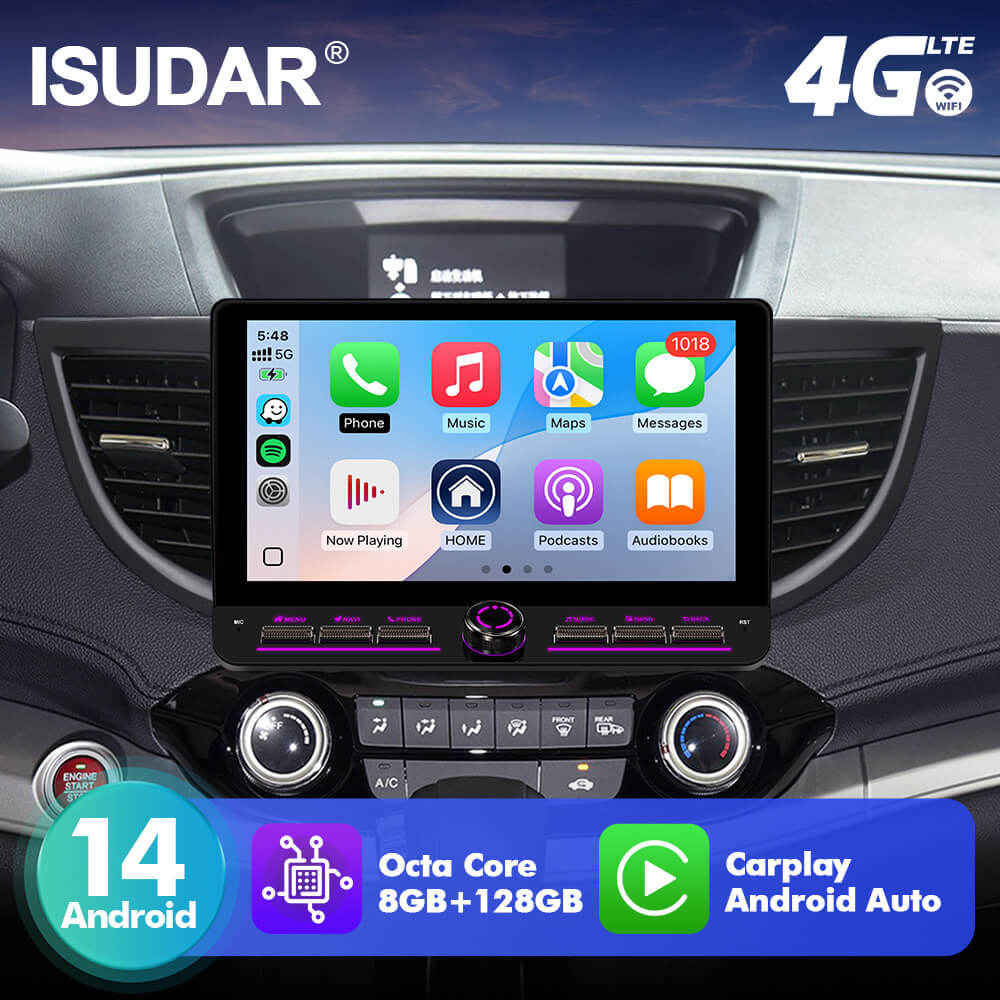 T10C/T10M/T75X For Honda/CRV/CR-V 2012-2016 Androd 14 10inch Angle Key 2.0 Touch Screen Car Radio