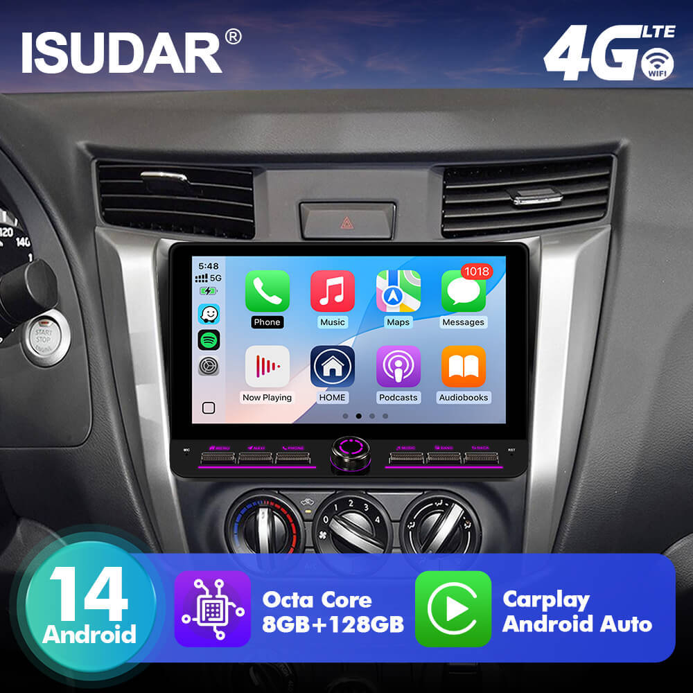 T10C/T10M/T75X For Nissan Navara Npx00 2015-2017 Androd 14 10inch Angle Key 2.0 Touch Screen Car Radio