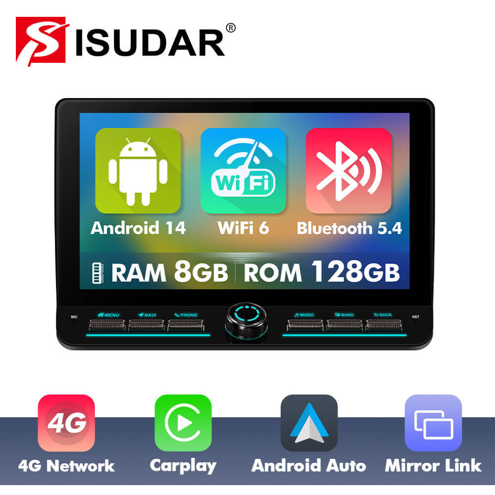 T75/T10C/T10M 10inch Android 14 Angle Key 2.0 Car Radio For LADA Granta 2018-2019