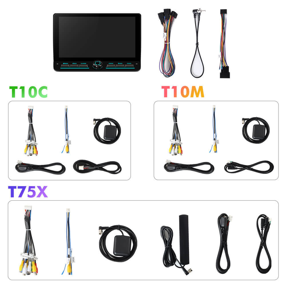 T75/T10C/T10M 10inch Android 14 Angle Key 2.0 Car Radio For Chevrolet Aveo 2005-2017