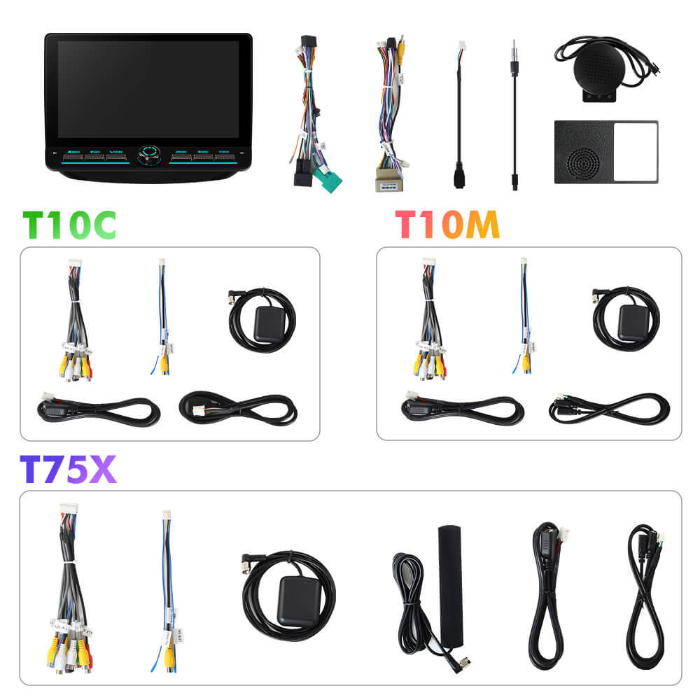 T75/T10C/T10M 10inch Android 14 Angle Key 2.0 Car Radio For Chevrolet Onix 2018-2022
