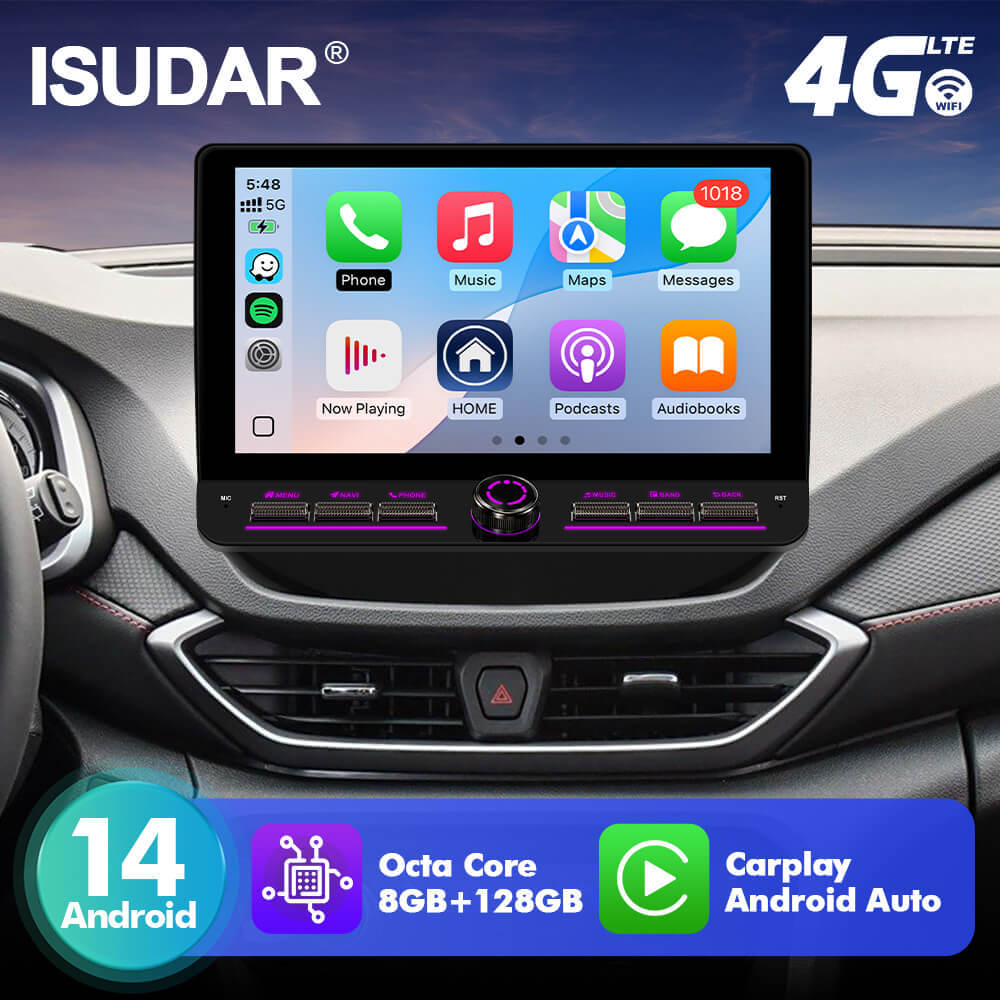 T75/T10C/T10M 10inch Android 14 Angle Key 2.0 Car Radio For Chevrolet Onix 2018-2022