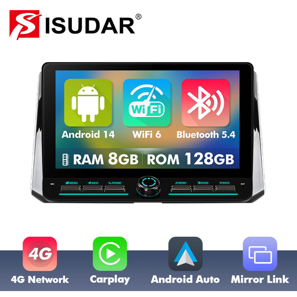 T75/T10C/T10M 10inch Android 14 Angle Key 2.0 Car Radio For Toyota Corolla 2018-2021