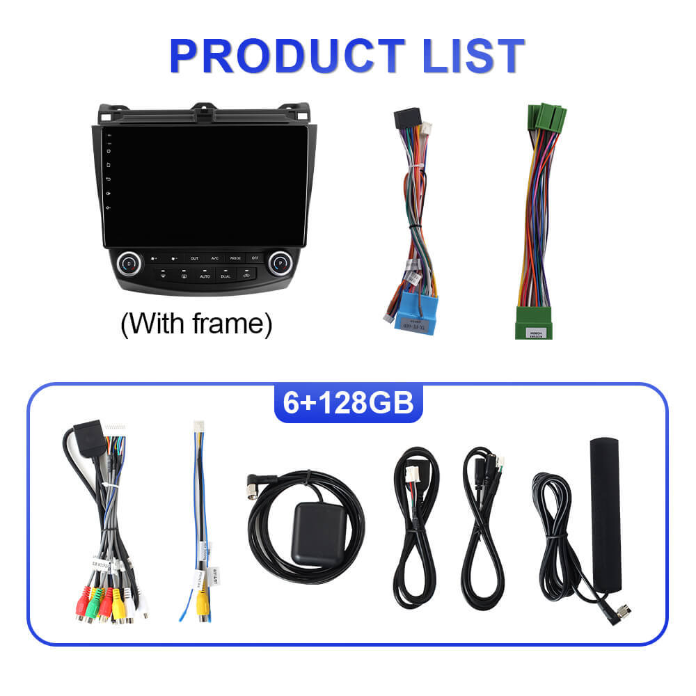 For Honda Accord 7 2003-2007 Upgrade from T72 - T75 Android 14 UIS7865 Car Radio