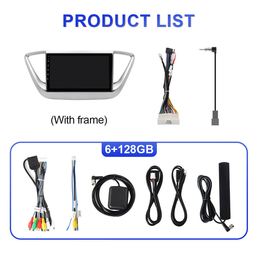 Upgrade from T72 - T75 series Android 14 UIS7865 Car Radio For Hyundai Solaris 2 2017-2020