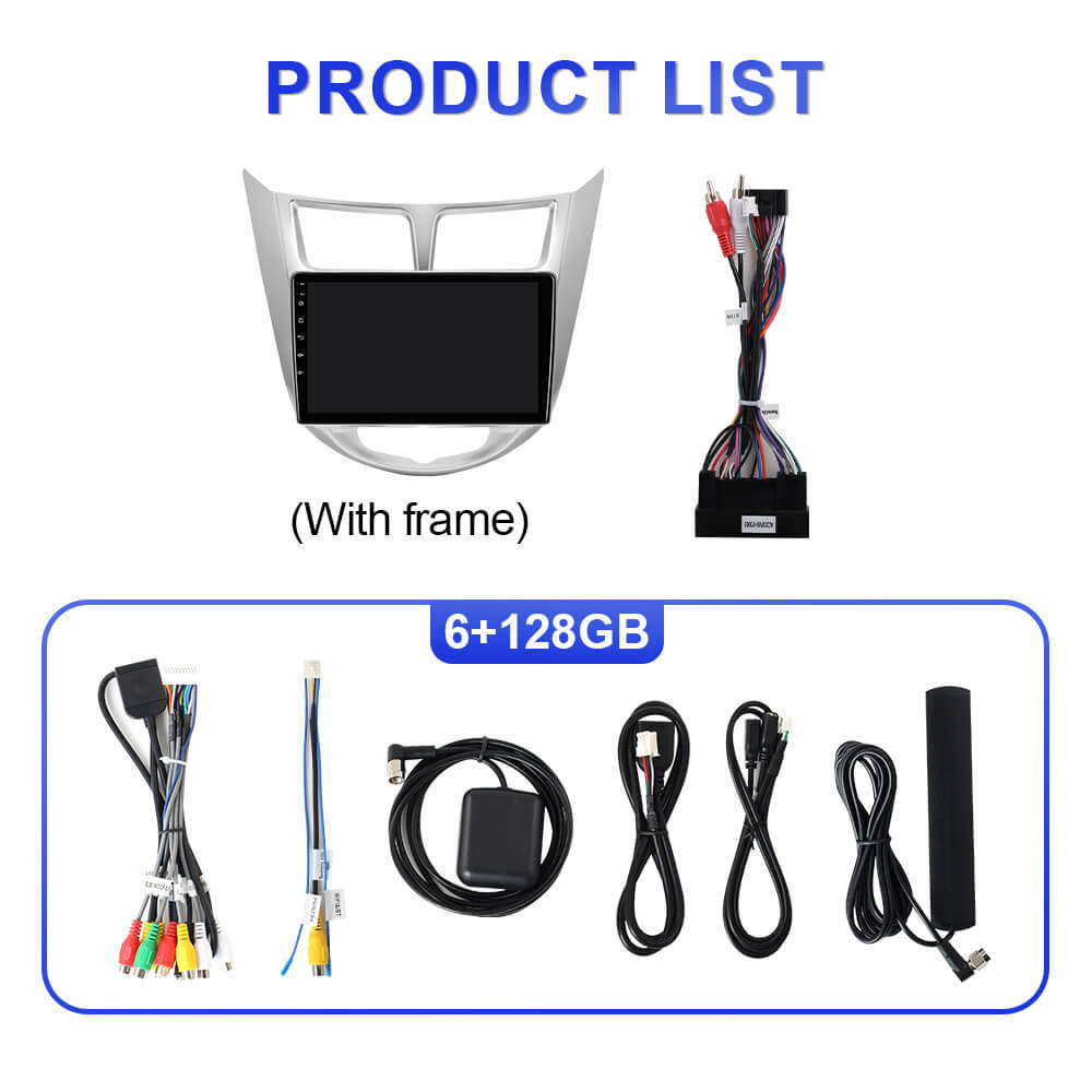 Upgrade from T72 - T75 series Android 14 UIS7865 Car Radio For Hyundai Solaris 1 Accent 2010-2016