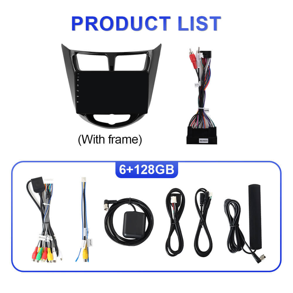 Upgrade from T72 - T75 series Android 14 UIS7865 Car Radio For Hyundai Solaris 1 Accent 2010-2016