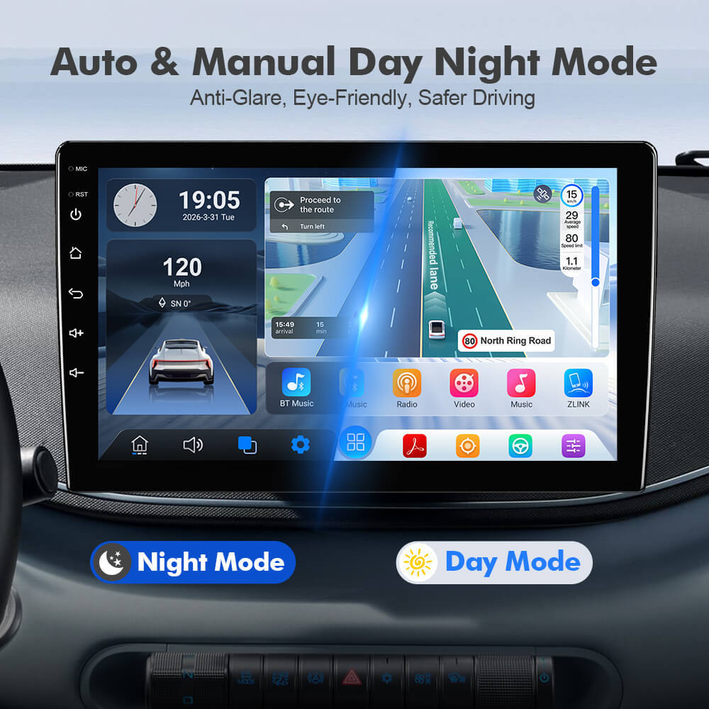 Q74X Qualcomm Android 13 For Universal screen 9" 10"  Theme Car Stereo