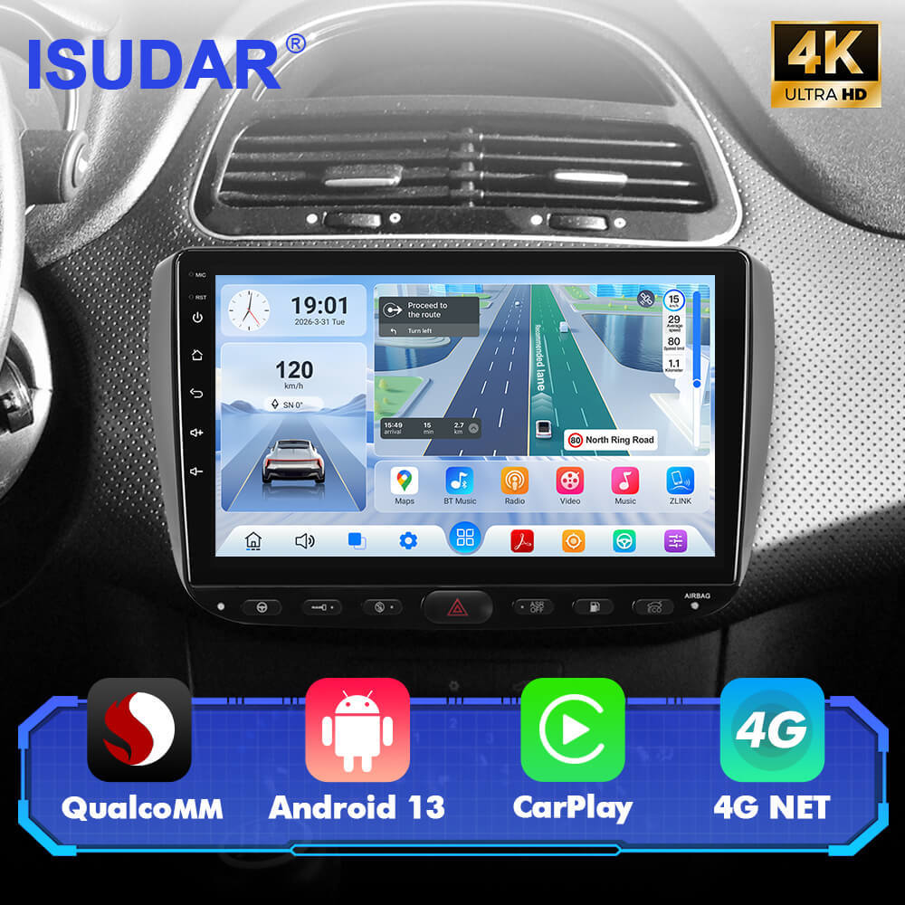 Q74X Qualcomm Android 13 Cat Stereo 9" For Grande punto evo/ Fiat Linea/2012-2018