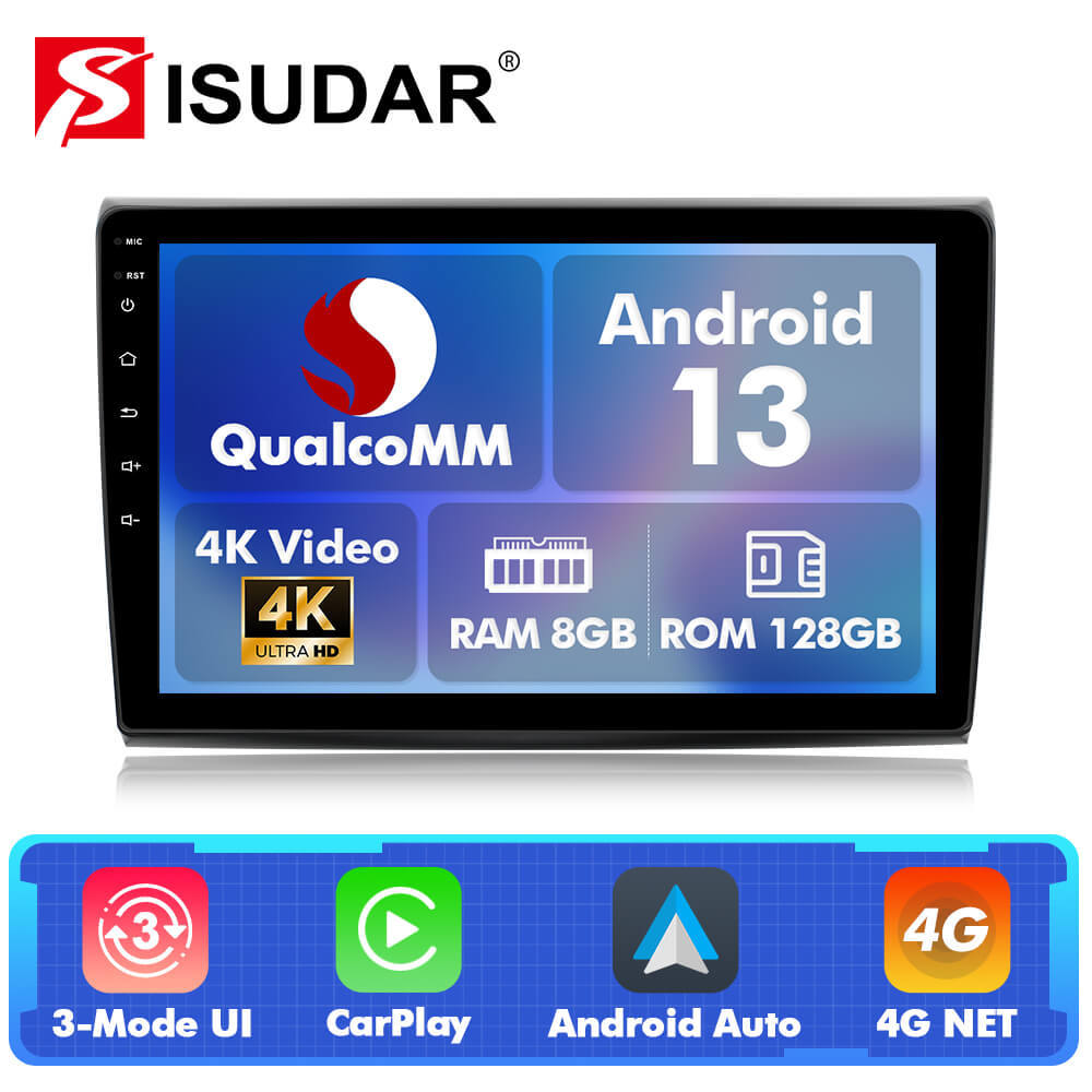 Q74X Qualcomm Android 13 Cat Stereo 9" For Fiat Bravo 2007-2012