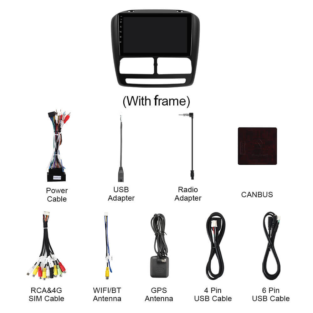 Q74X Qualcomm Android 13 Cat Stereo 9" For Fiat Dobio Eski 2010-2015