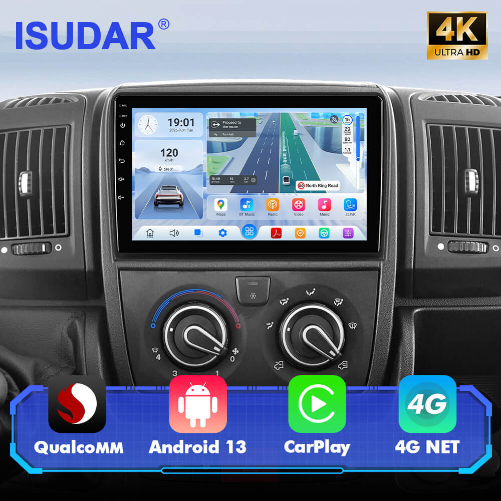 Q74X Qualcomm Android 13 Cat Stereo 9"  For Fiat Ducato 2006-2022
